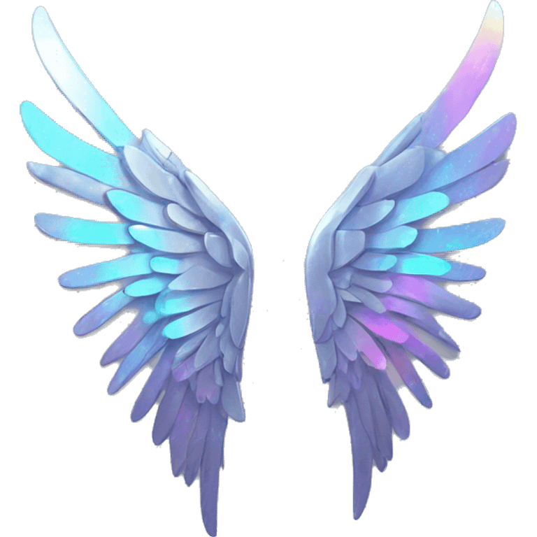 Chrome wings holographique emoji