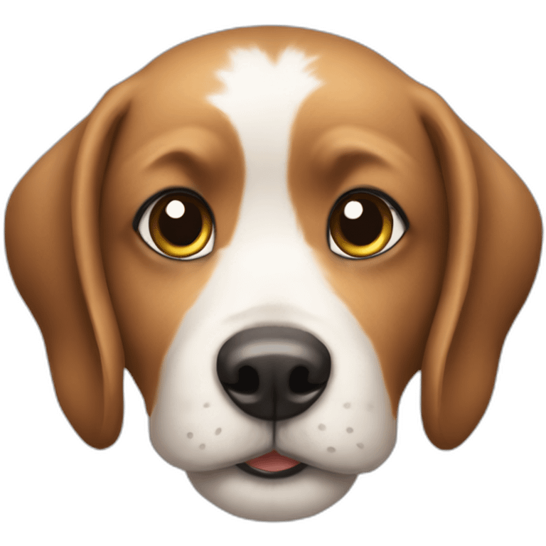 Chien mignon emoji