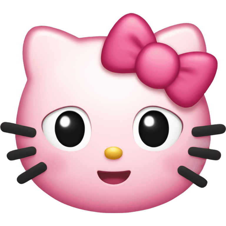 hello kitty blushing  emoji