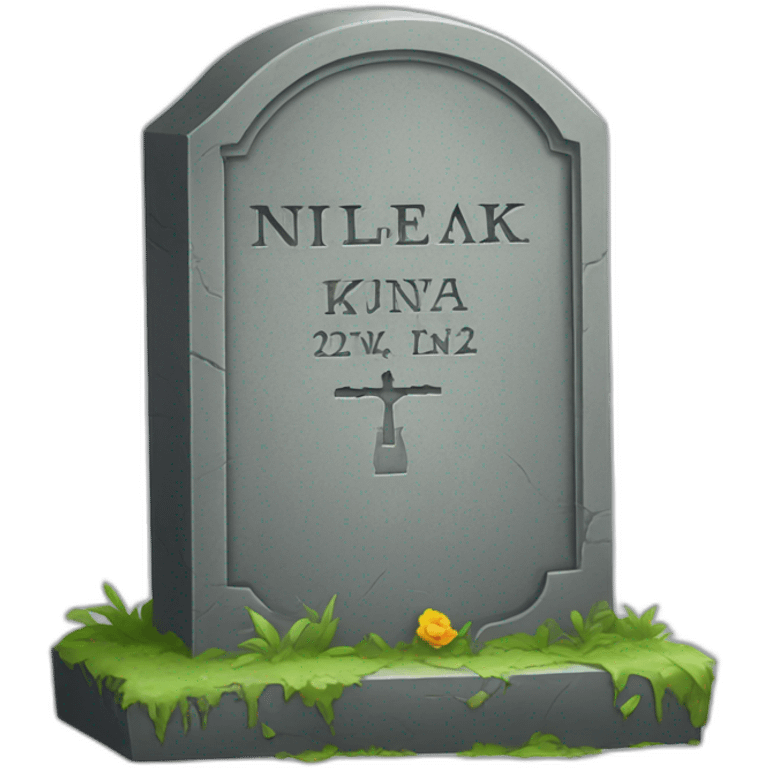 Tombstone nikola emoji