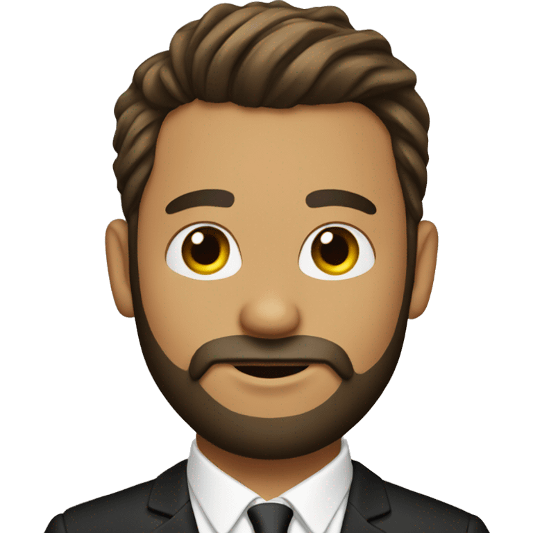 Groom with beard  emoji