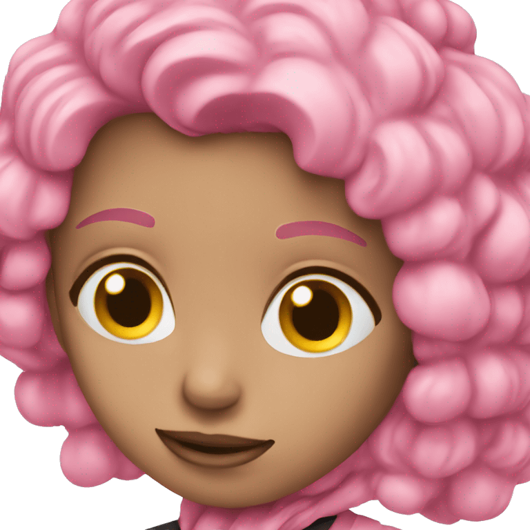 Pink label emoji