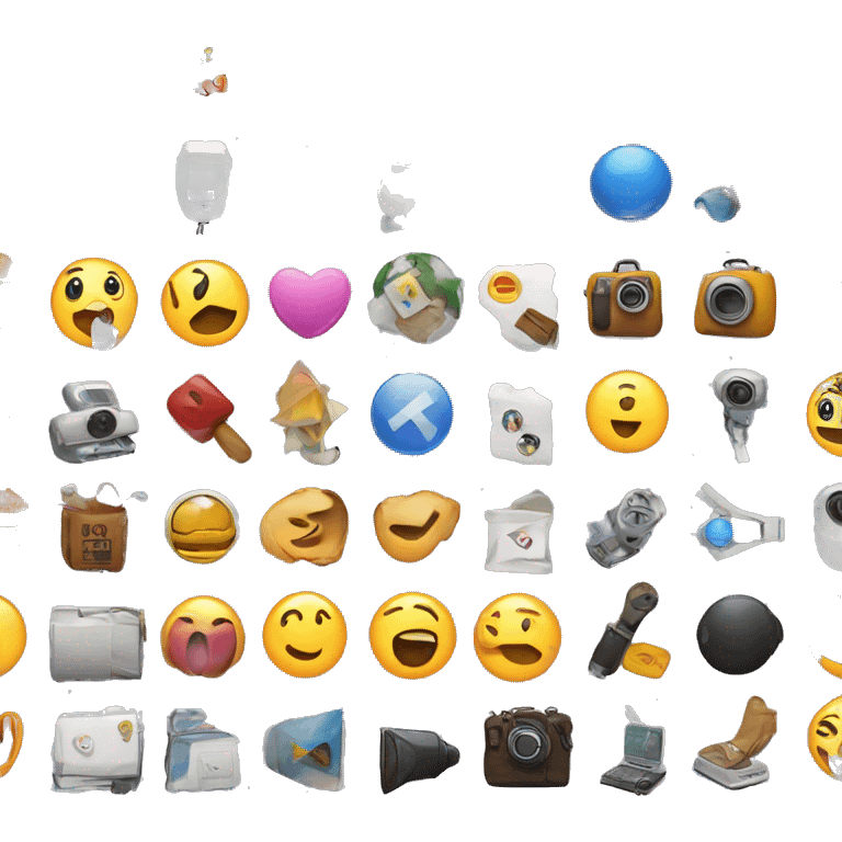 An emoji representing challenge videos, featuring various elements like a camera, a play button, and fun challenge icons, showcasing the exciting and competitive nature of these videos emoji