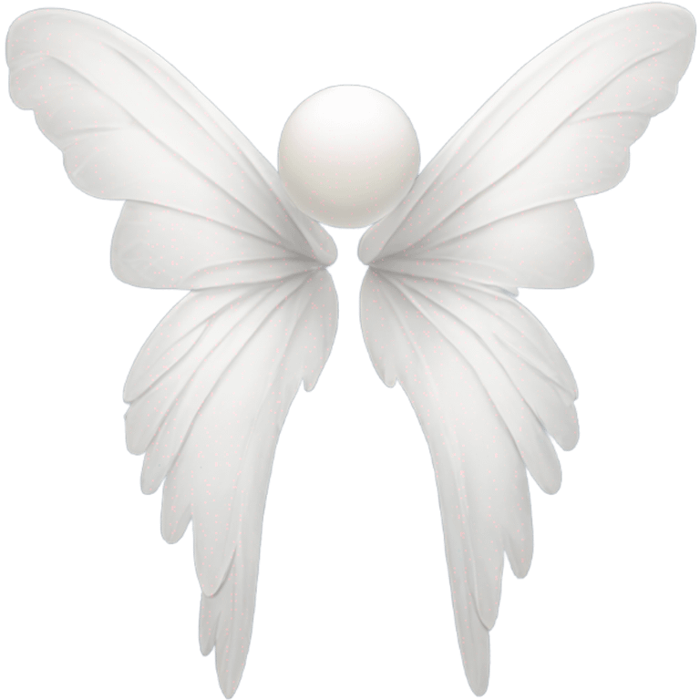 White fairy wings emoji