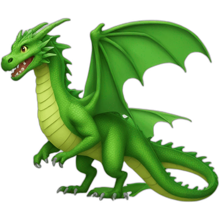 Big green Dragon emoji