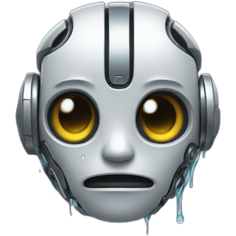 robot tears 3 emoji