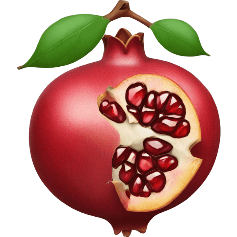 pomegranate with links emoji