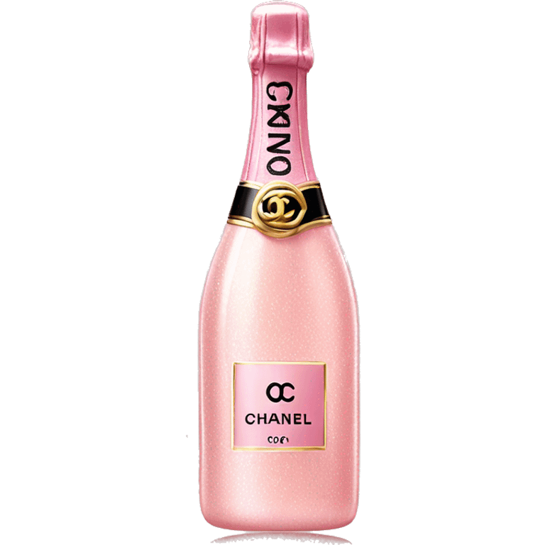 Pink Chanel champagne  emoji