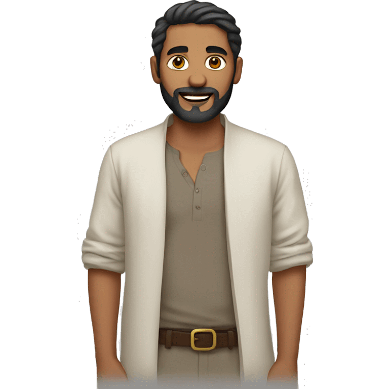 Man with pathan cuture emoji