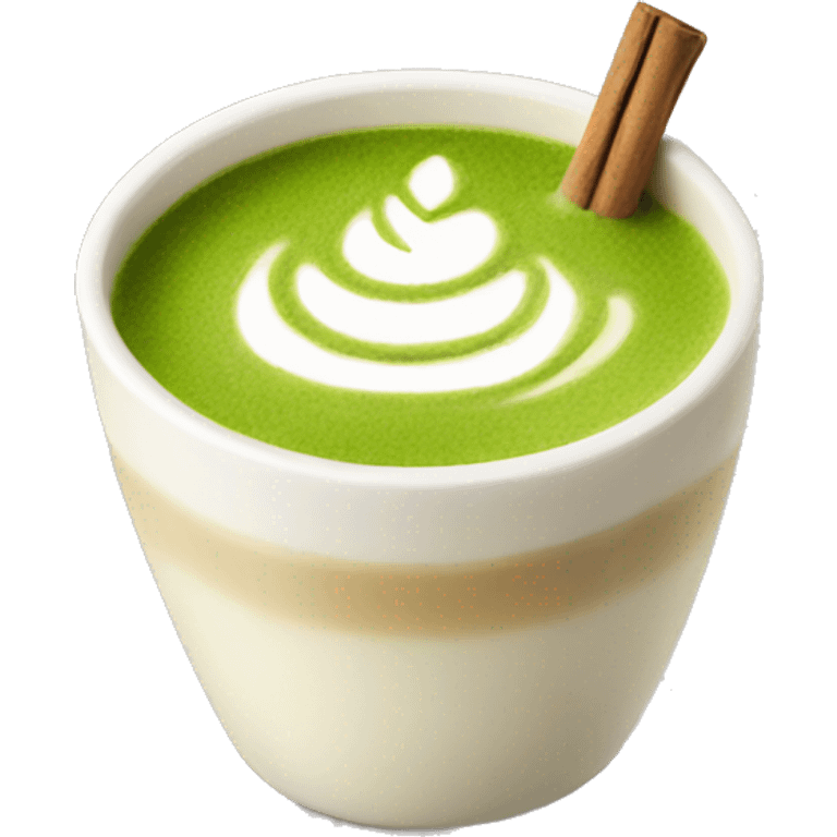 Matcha latte  emoji