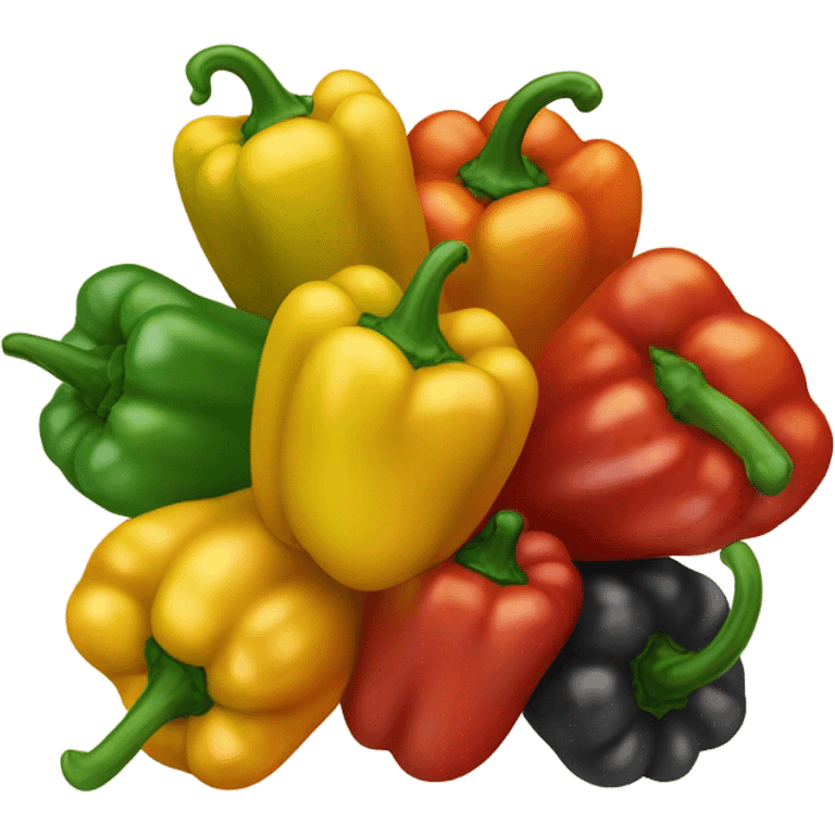 five pepper fruit emoji