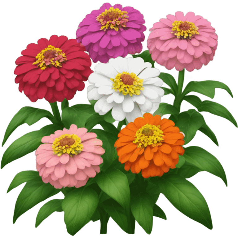 Zinnias plants emoji