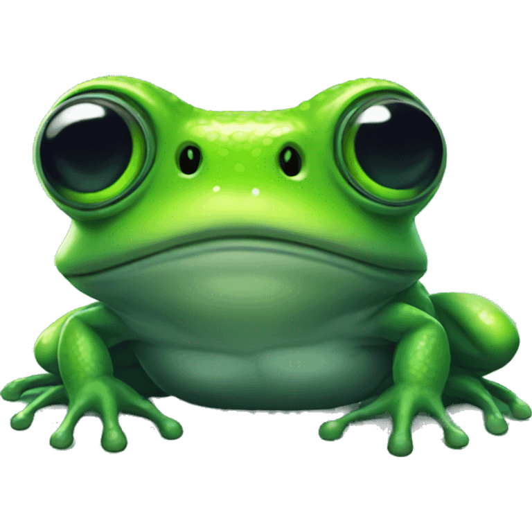 Space frog  emoji