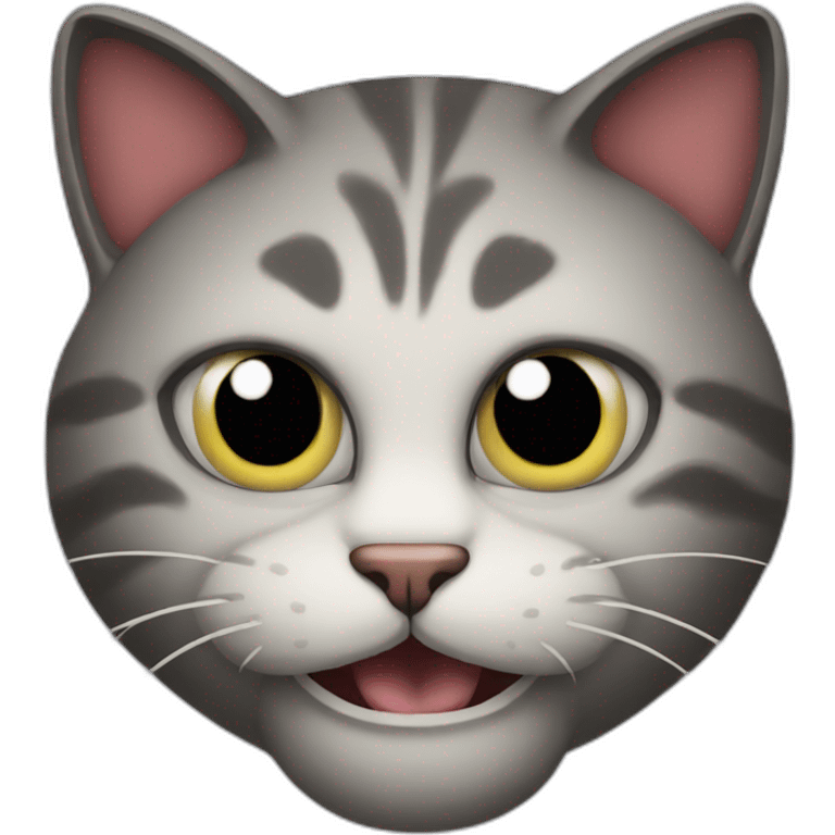 evil cat emoji