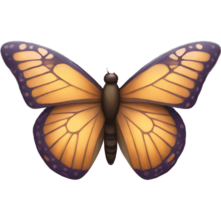 Butterfly with stars emoji