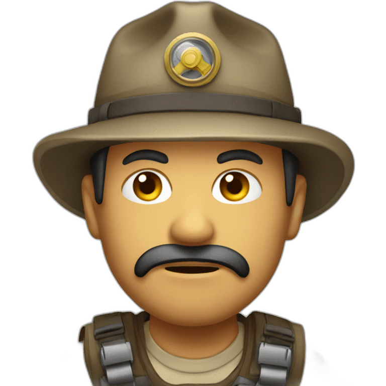 explorer, face aggressive  emoji