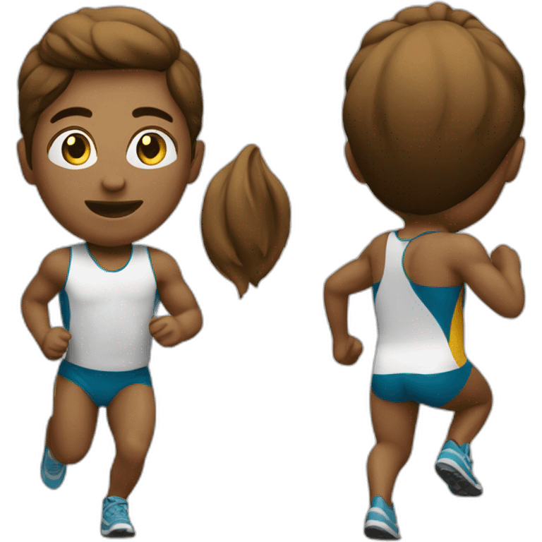 Starting a sprint run emoji