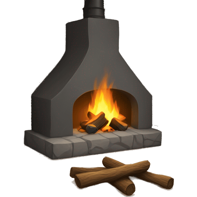 camp fireplace emoji