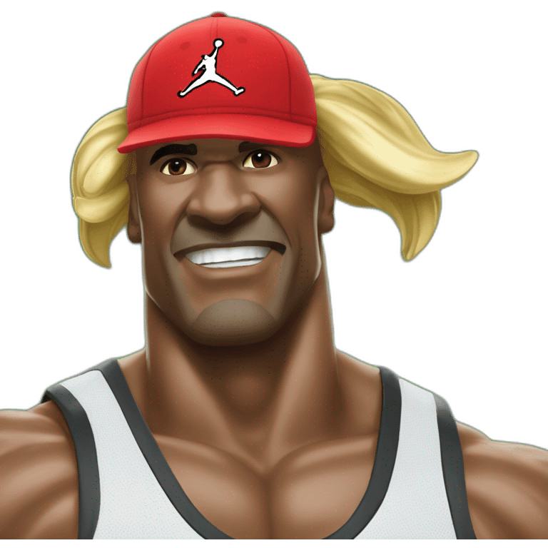 Michael Jordan & hulk Hogan emoji