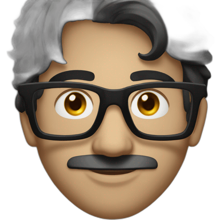 Ali Abdaal with glasses and macbook emoji