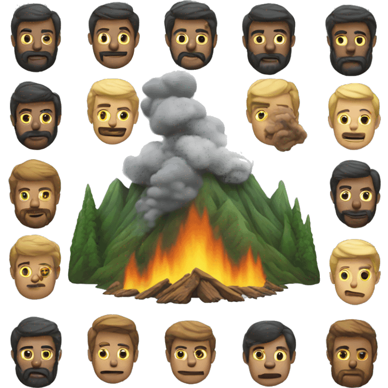 Smoky mountain  emoji