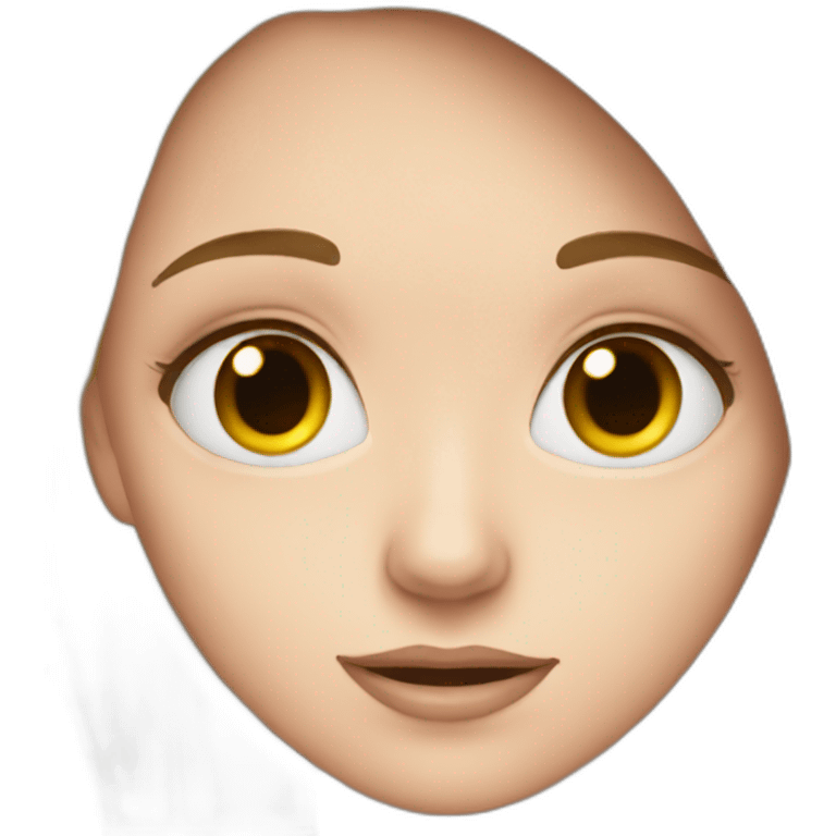 White girl judging you emoji