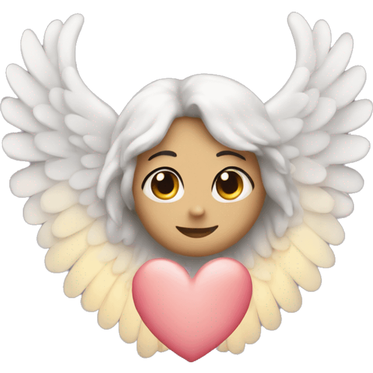 heart with angel wings emoji