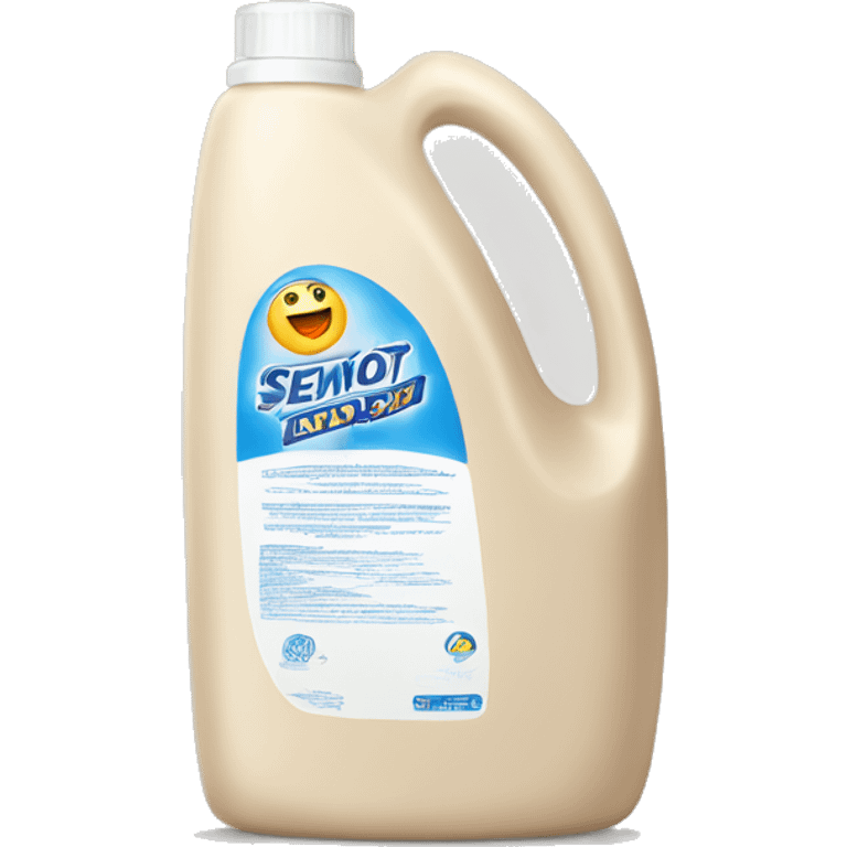 Beige laundry detergent  emoji