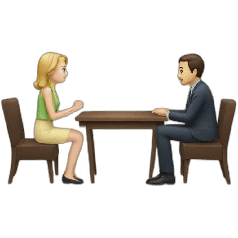 meeting of two people emoji