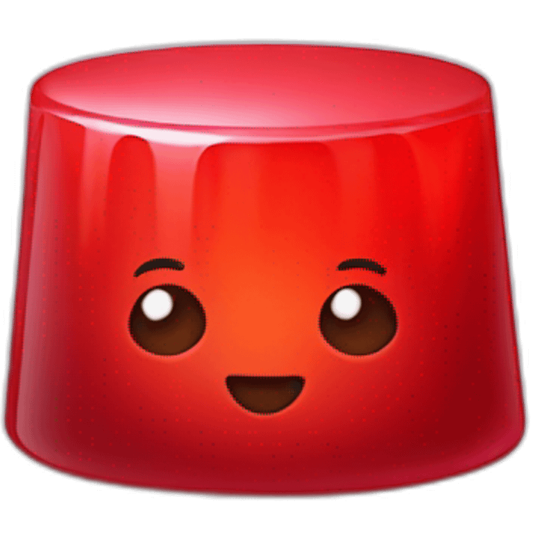 glossy-big-red-jello emoji