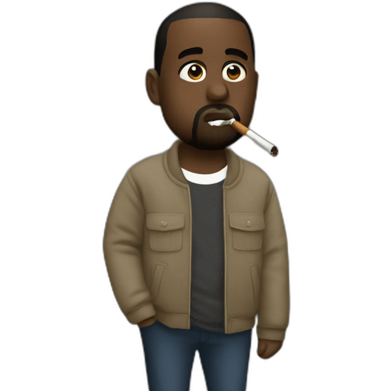 Kanye west smoking emoji