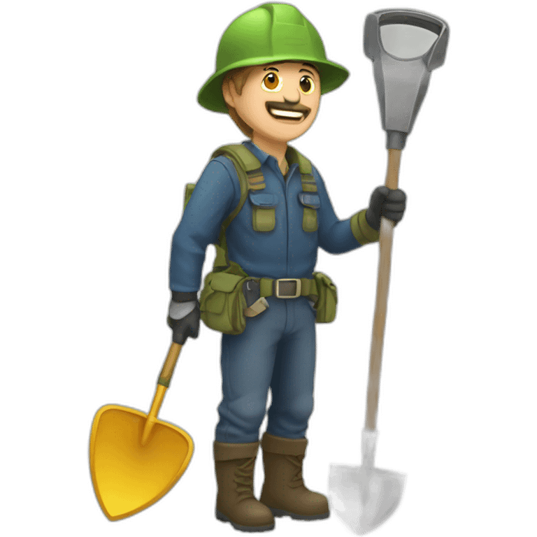 Metal detecting emoji