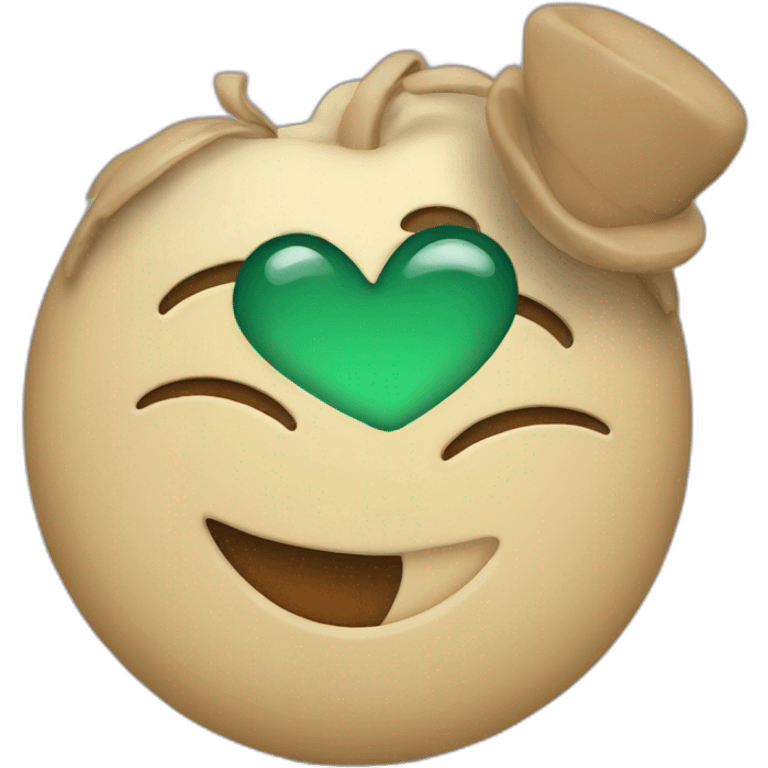 Coeur brisé avec pansement emoji