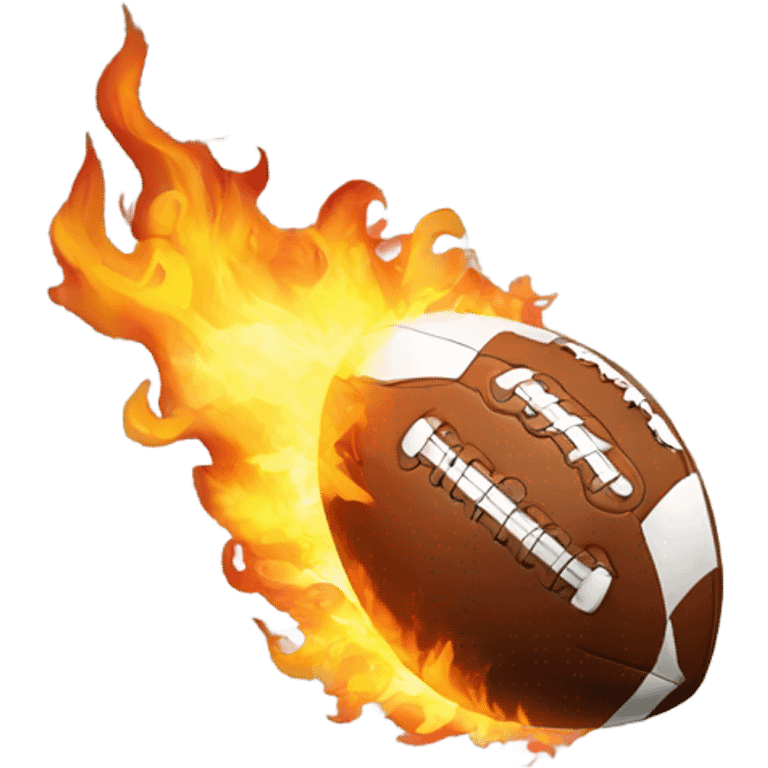 Football on fire  emoji