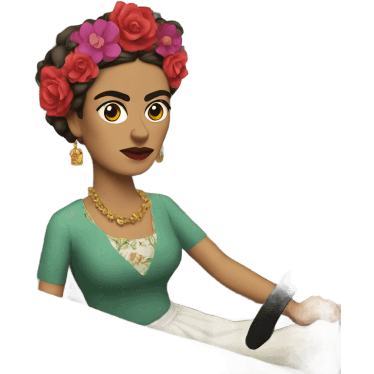 Frida Driving Car emoji