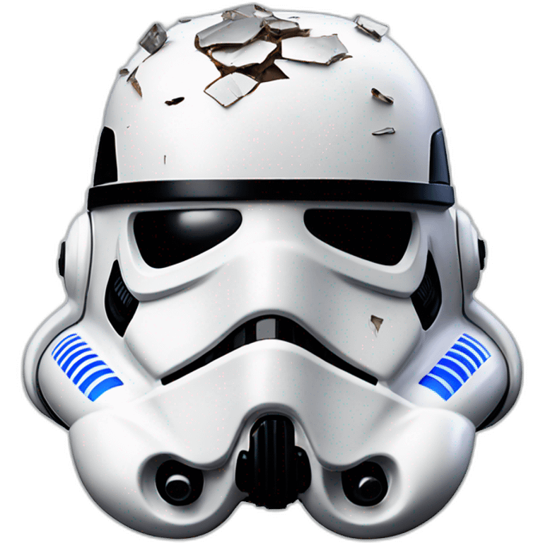 old stormtrooper shattered helmet emoji