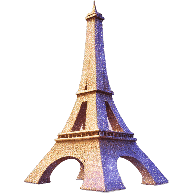 Sparkly Eiffel tower emoji