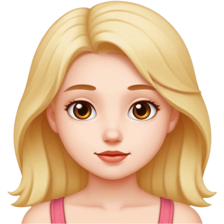 Cute girl  emoji