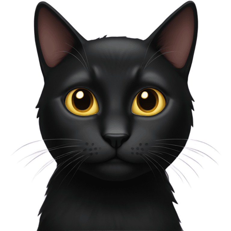 Black cat emoji