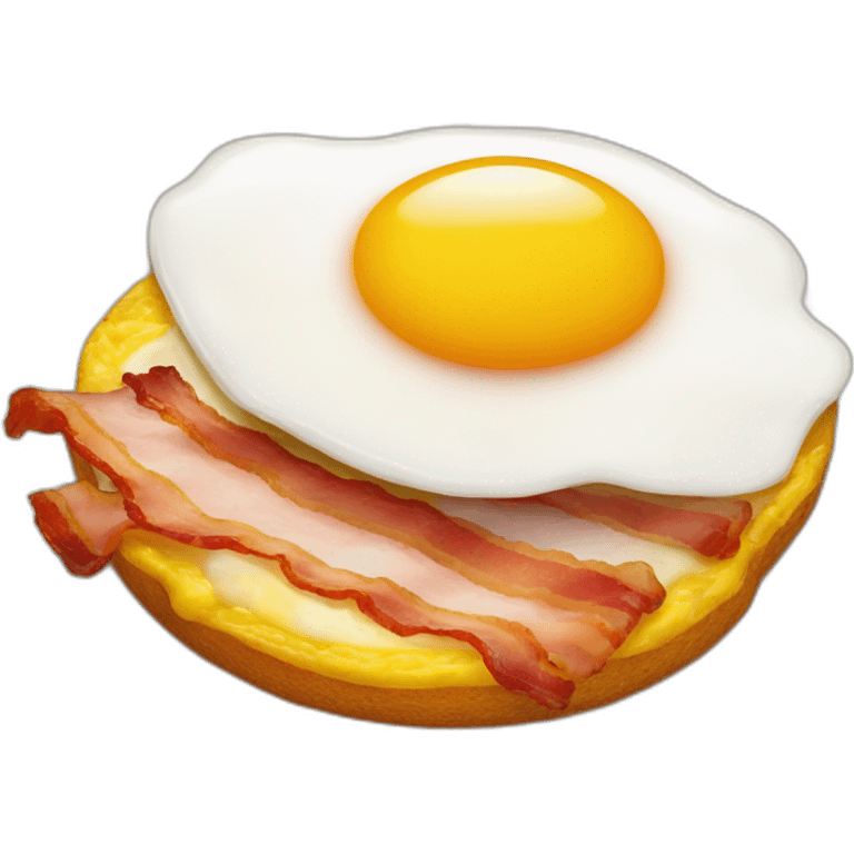 Fried egg with Bacon emoji