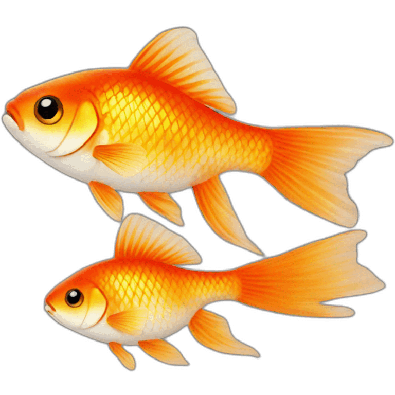 Gold fish red emoji