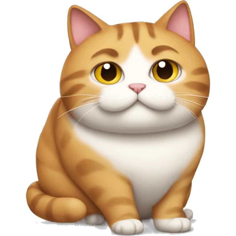 very fat cat emoji