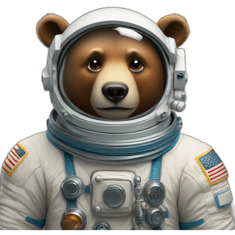 bear astronaut emoji