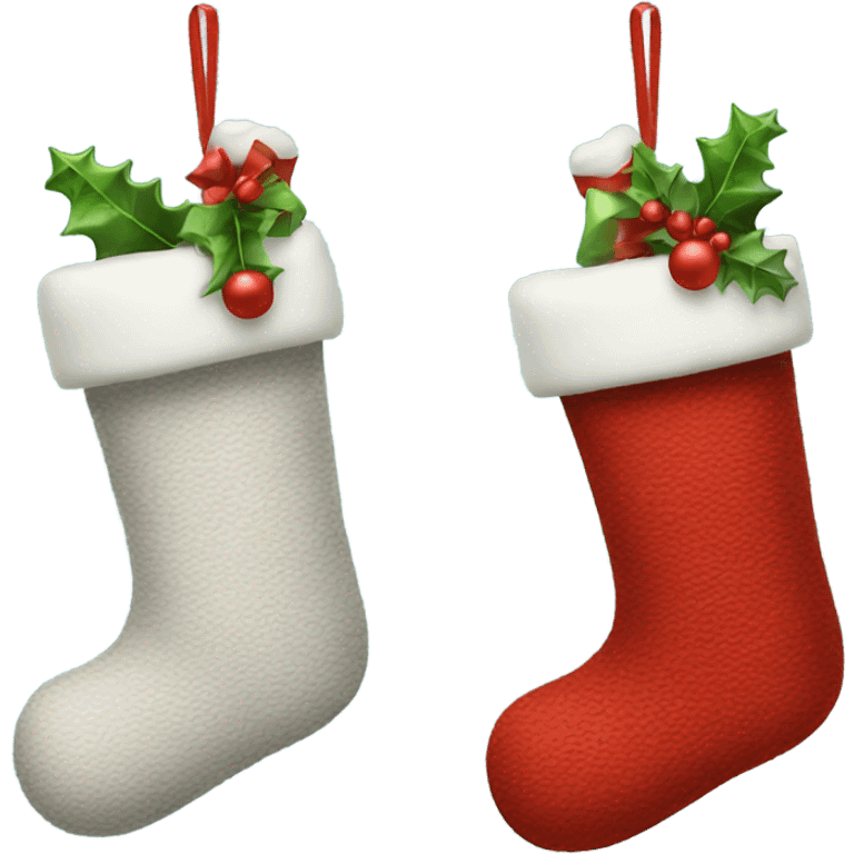 Christmas stocking emoji