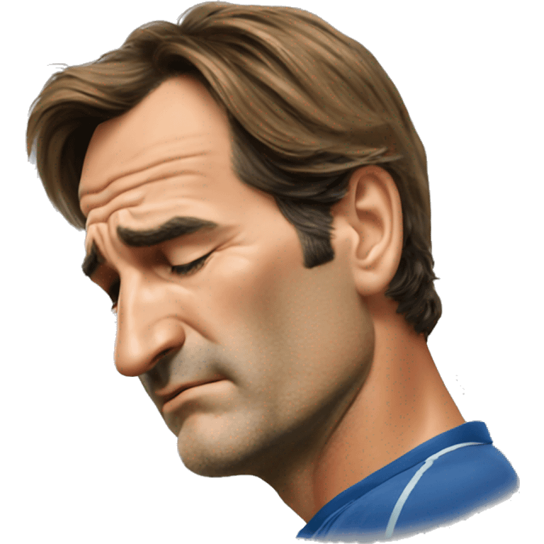 Federer crying emoji