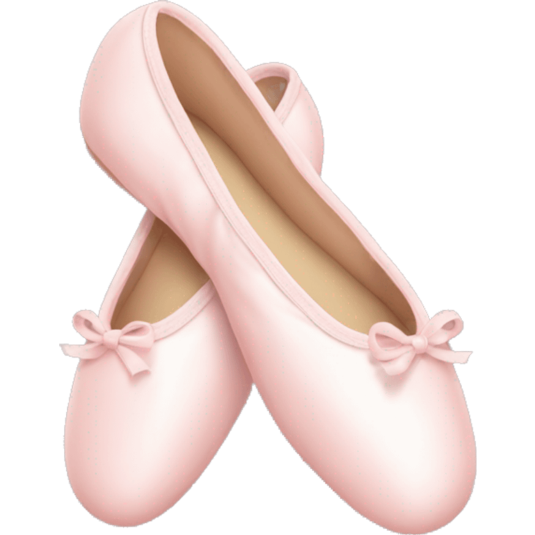 Pale pink ballet shoes emoji