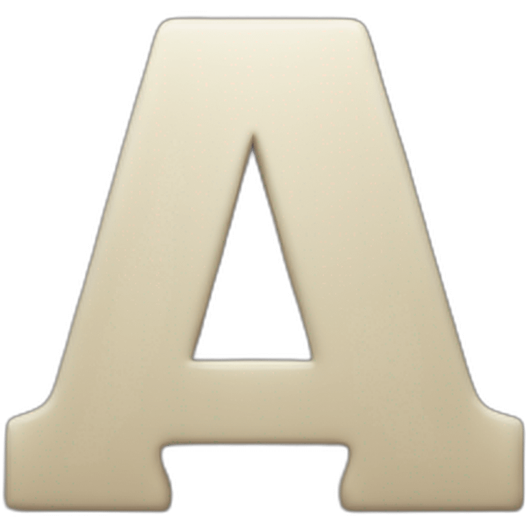 letter a emoji