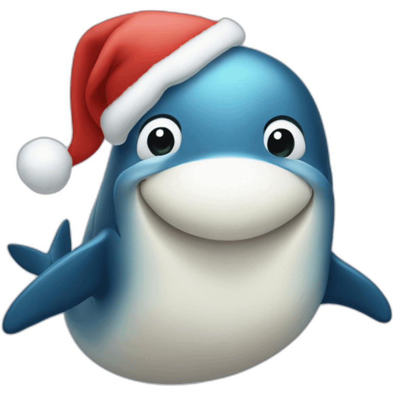 christmas whale emoji