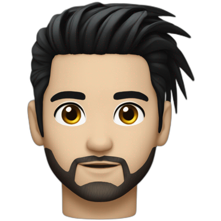 Bill Kaulitz black hair emoji