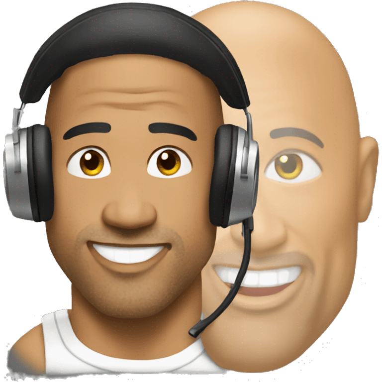 dj The Rock emoji